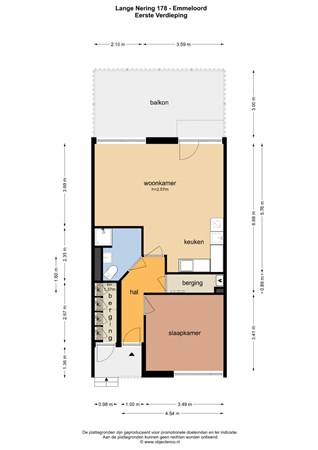 Floorplan - Lange Nering 178, 8302 EG Emmeloord